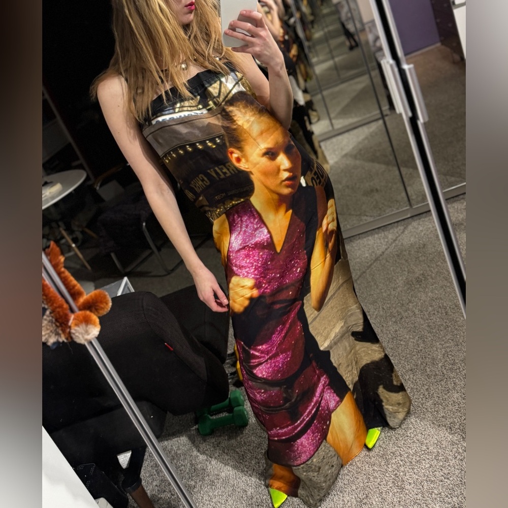 COPY - $1,190 Giles "Kate Moss" Dress Silk size small